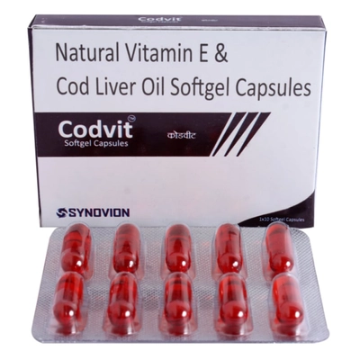 Codvit Softgel Capsule 10's, Pack of 10