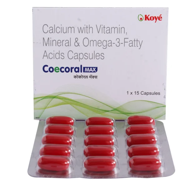 Coecoral Max Capsule 15's