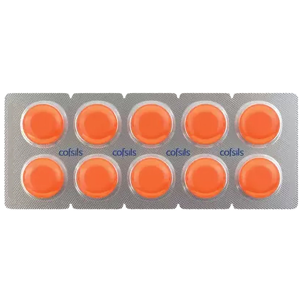 Cofsils Orange Lozenges 10's, Pack of 10 LOZENGESS Cofsils Orange Lozenges 10's, Pack of 10 LOZENGESS