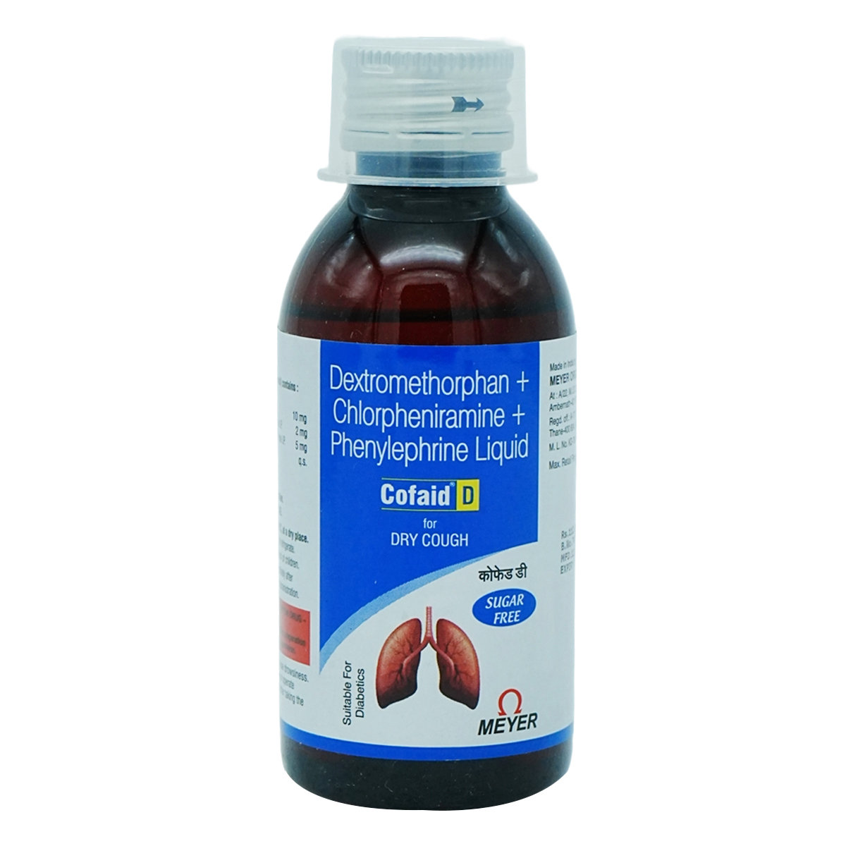 Cofaid D Sugar Free Liquid 100 ml, Pack of 1 LIQUID Cofaid D Sugar Free Liquid 100 ml, Pack of 1 LIQUID