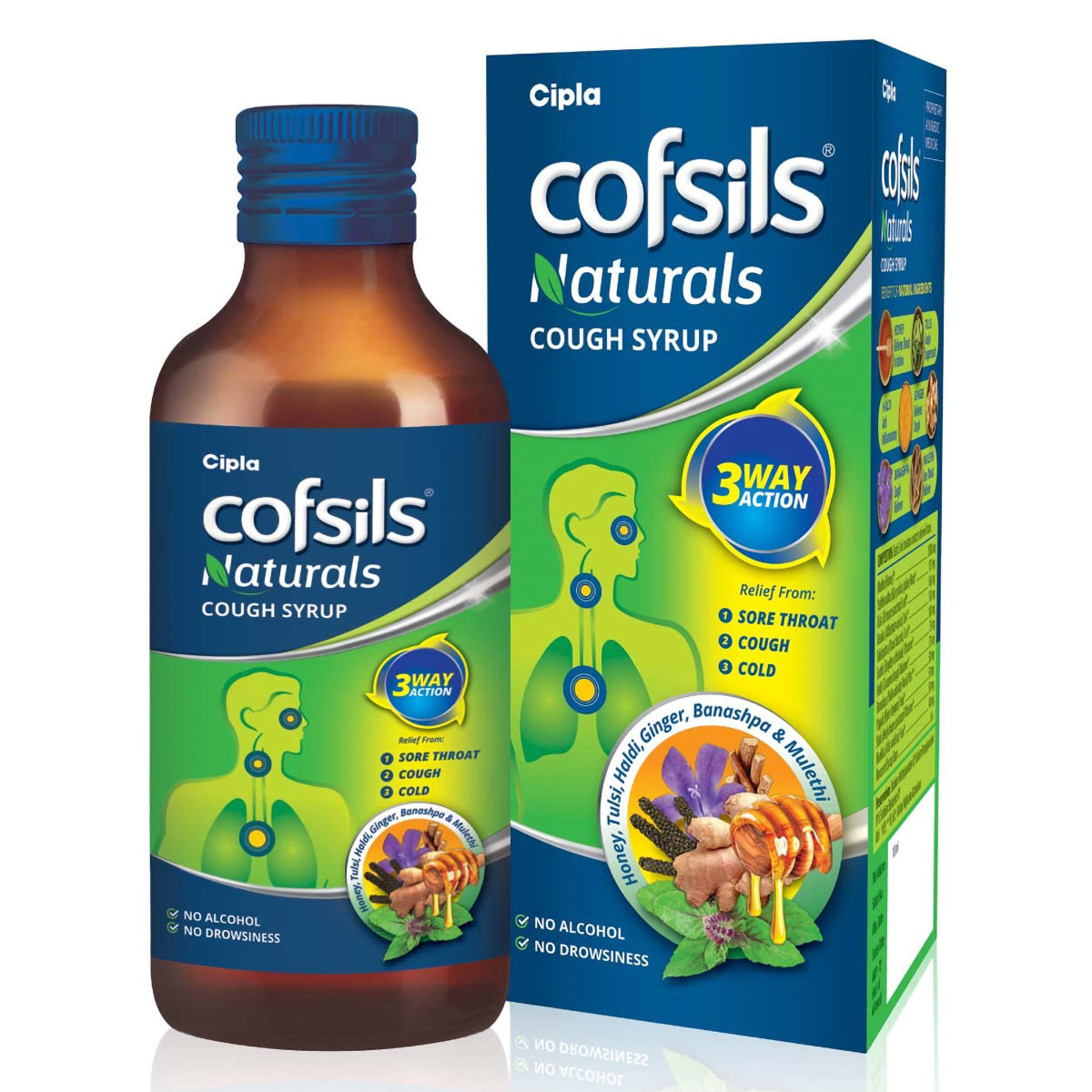 Cofsils Naturals Cough Syrup, 100 ml, Pack of 1 Cofsils Naturals Cough Syrup, 100 ml, Pack of 1