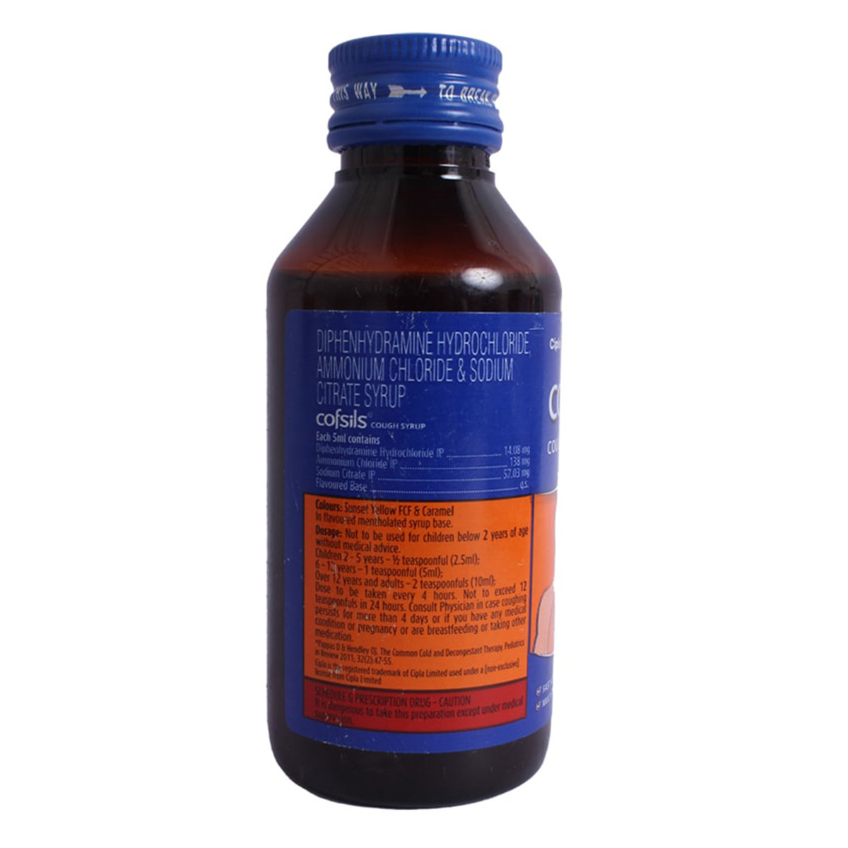 Cofsils Dry Cough Syrup 100 ml, Pack of 1 Syrup Cofsils Dry Cough Syrup 100 ml, Pack of 1 Syrup