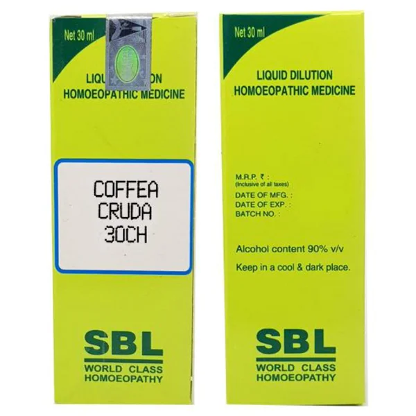 SBL Coffea Cruda 30 CH Dilution, 30 ml