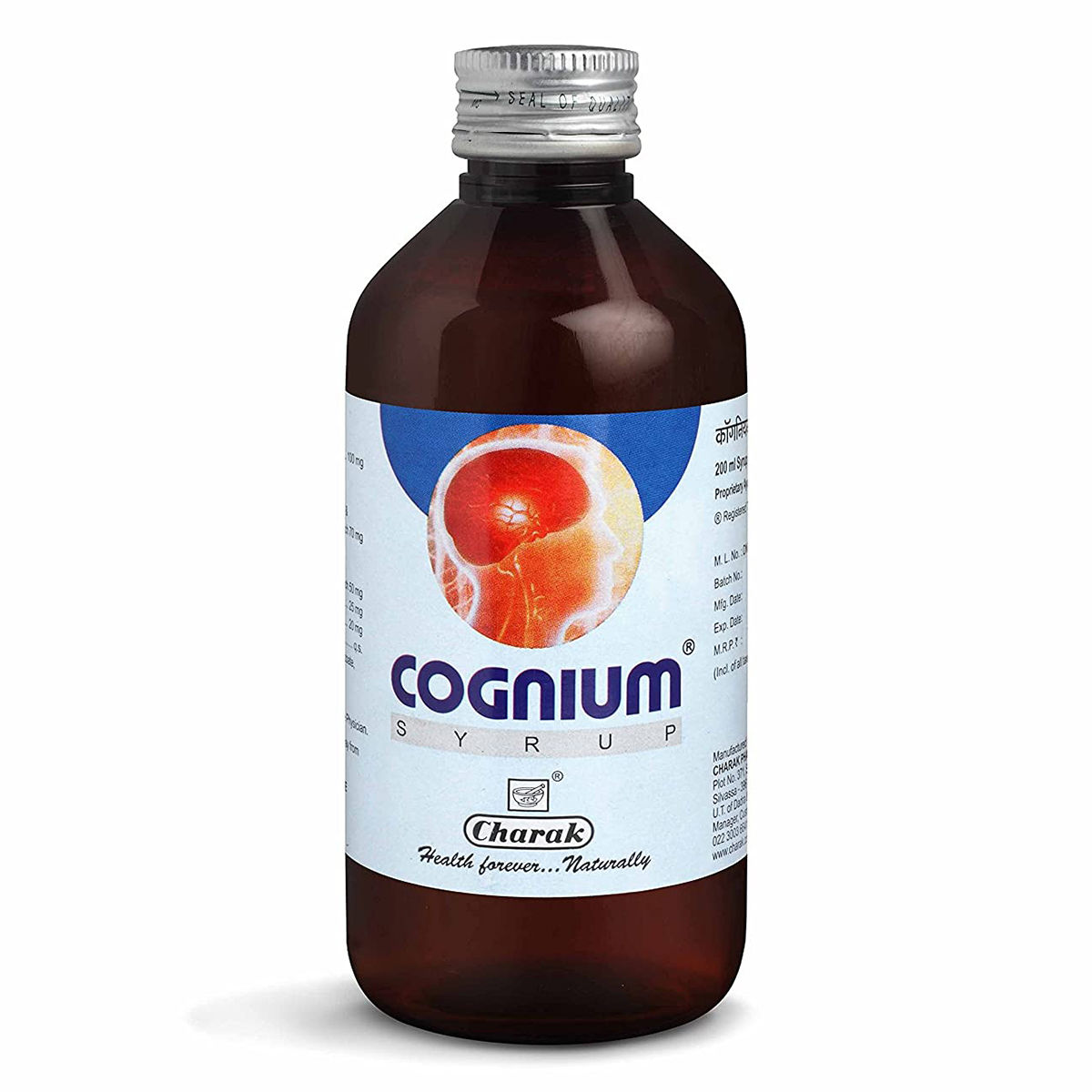 Buy Charak Cognium Syrup, 200 ml Online
