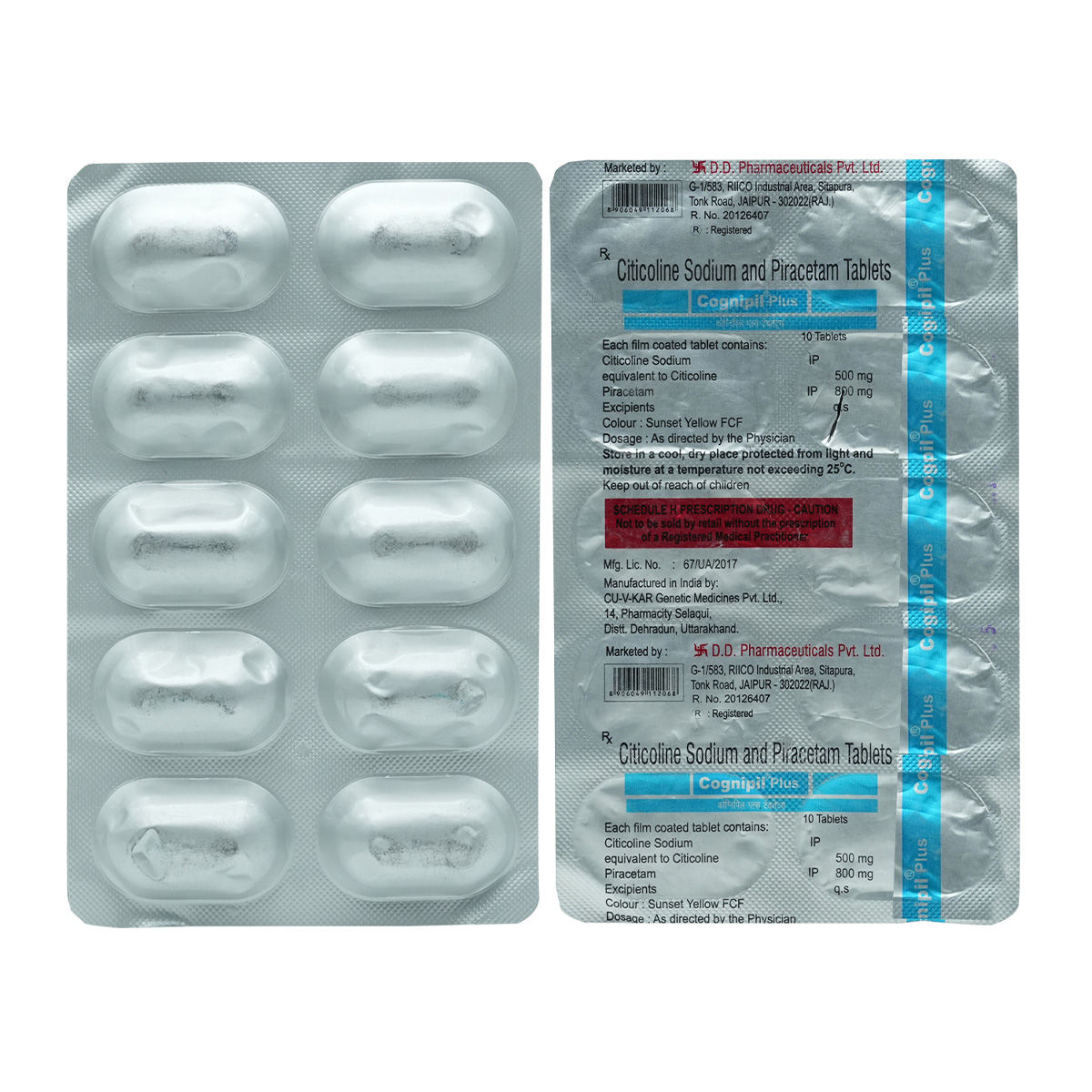 Cognipil Plus Tablet 10's Price, Uses, Side Effects, Composition ...