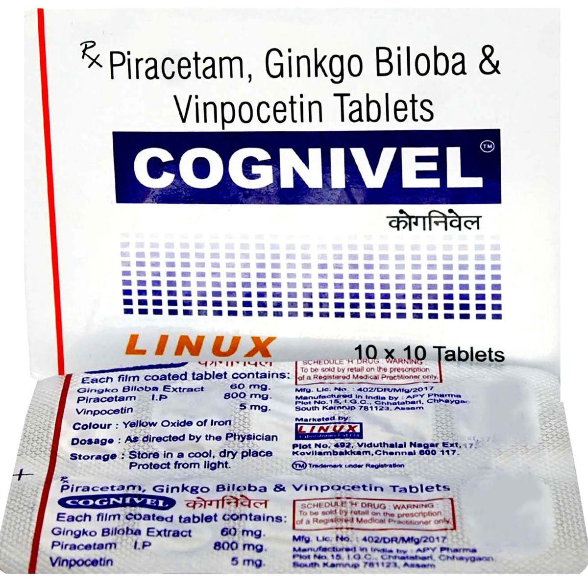 Buy Cognivel Tablet 10's Online