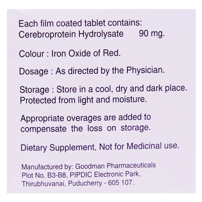 Cognifast Tablet 10's, Pack of 10 TABLETS