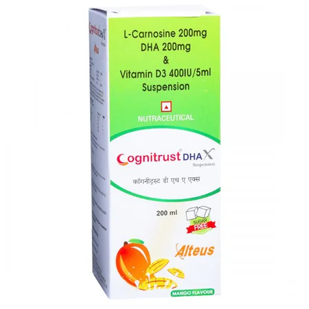 Cognitrust DHAX Sugar Free Mango Flavour Suspension 200 ml