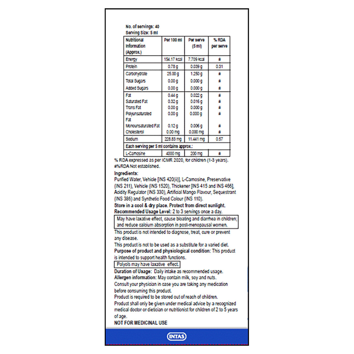 Cogvin DS Mango Flavour Syrup 200 ml, Pack of 1 Syrup Cogvin DS Mango Flavour Syrup 200 ml, Pack of 1 Syrup