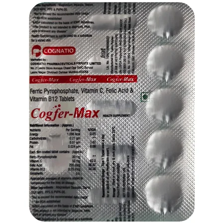 Cogfer-Max Tablet 10's