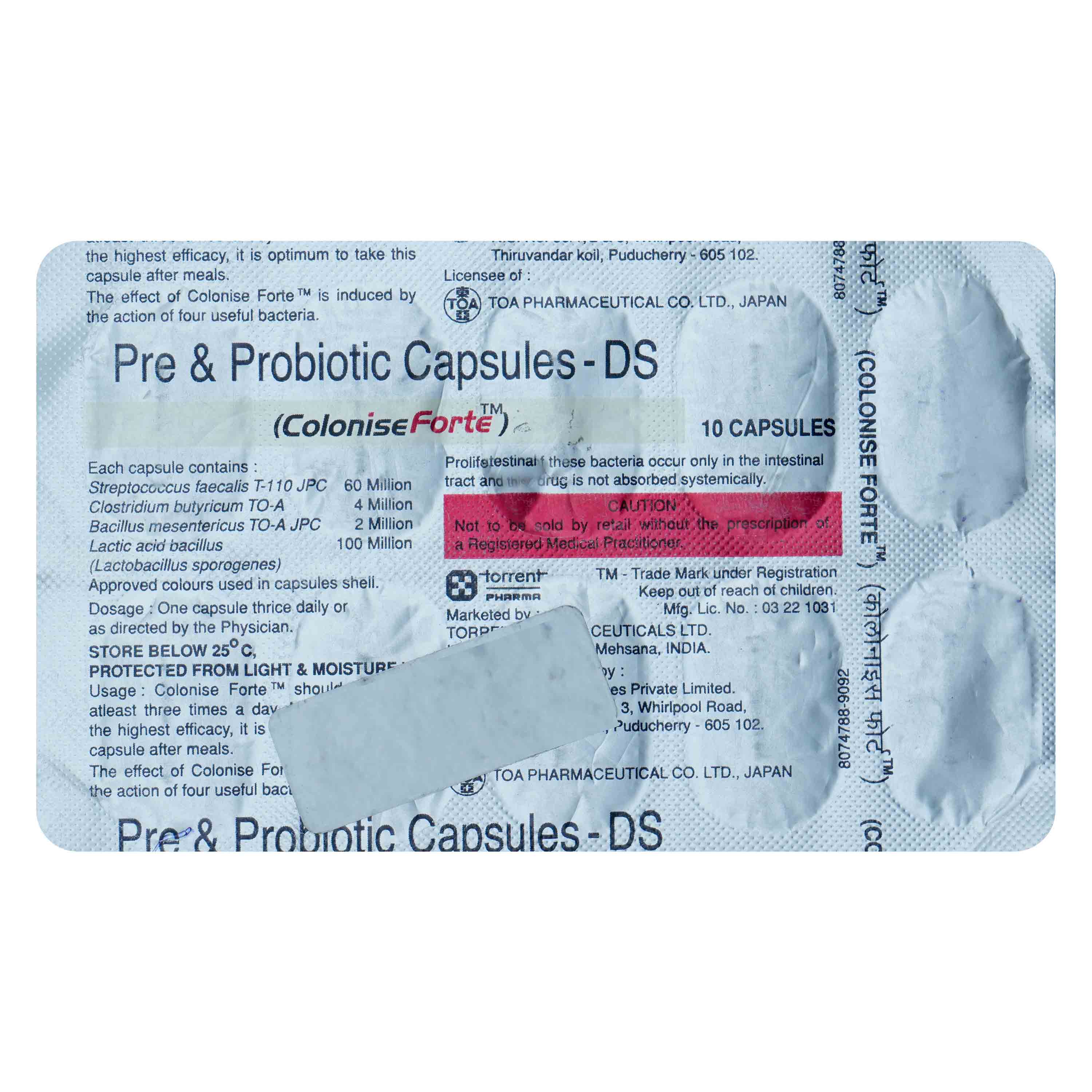 Buy Colonise Forte Tablet 10's Online