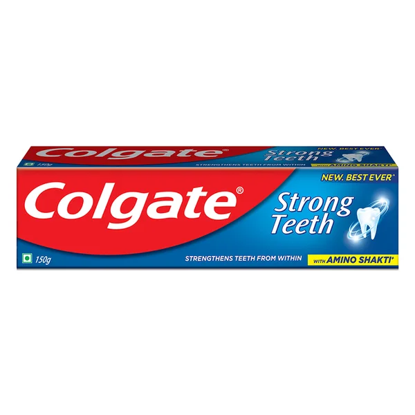 Colgate Strong Teeth Amino Shakti Toothpaste, 150 gm, Pack of 1