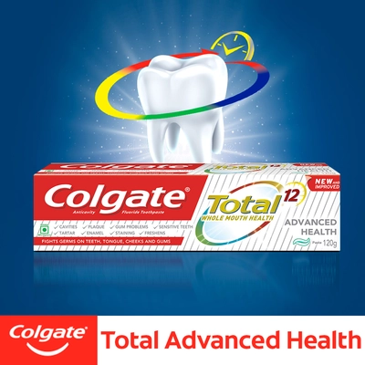 Colgate Total Advanced Health Toothpaste, 120 gm, Pack of 1