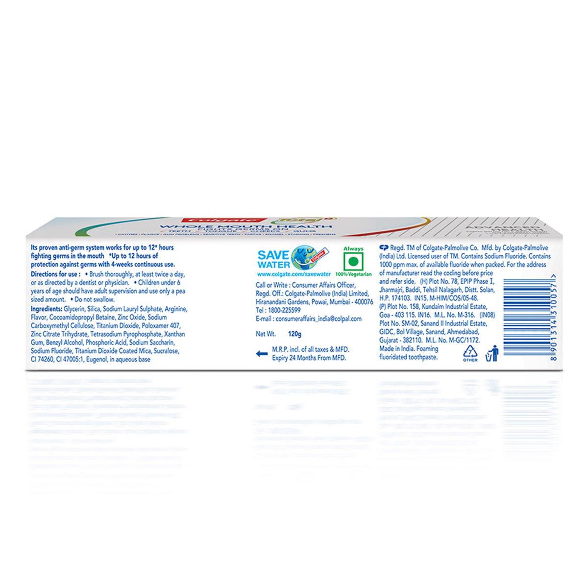 Colgate Total Advanced Health Toothpaste, 120 gm, Pack of 1 Colgate Total Advanced Health Toothpaste, 120 gm, Pack of 1