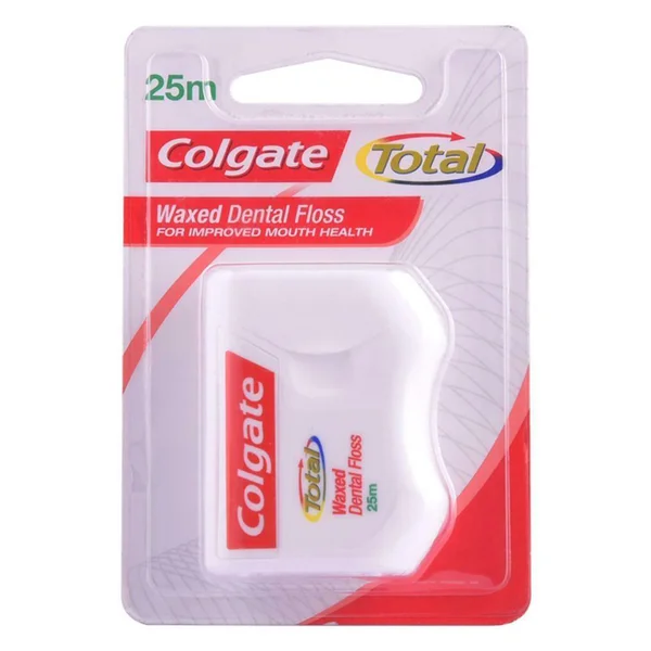 Colgate Total Waxed Dental Floss, 25 m, Pack of 1