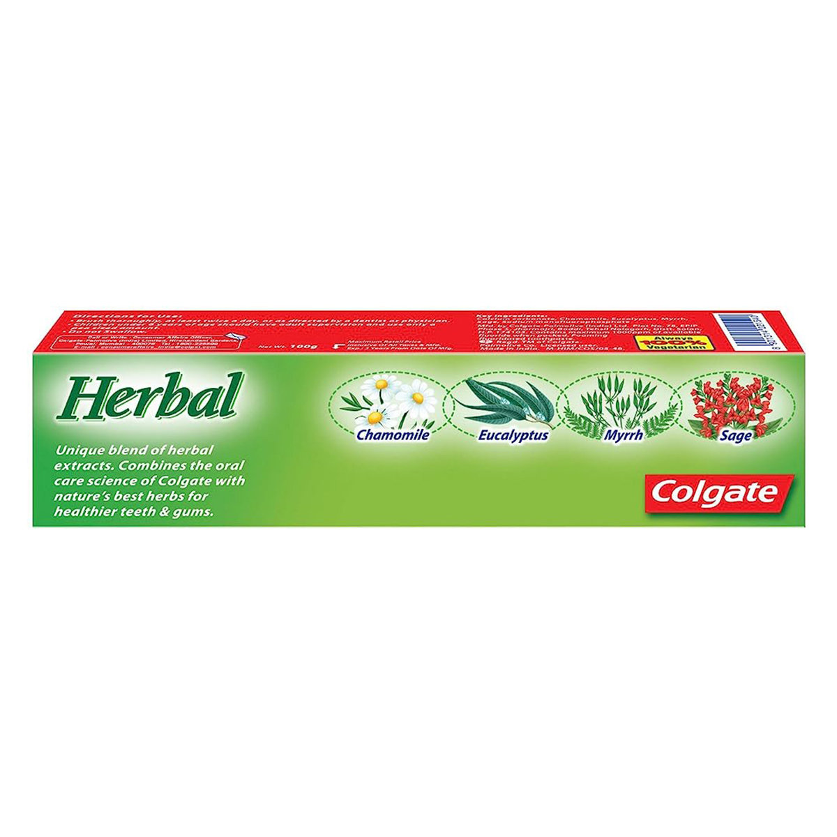 Colgate Herbal Toothpaste, 100 gm, Pack of 1 Colgate Herbal Toothpaste, 100 gm, Pack of 1