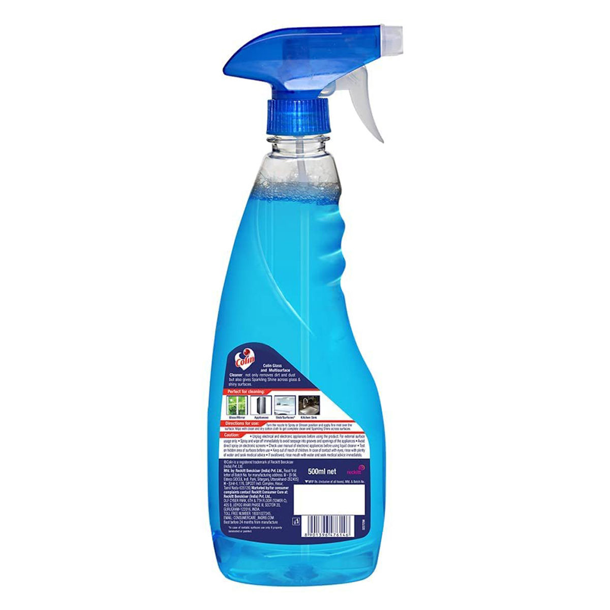 Colin Glass Cleaner, 500 ml Price, Uses, Side Effects, Composition ...