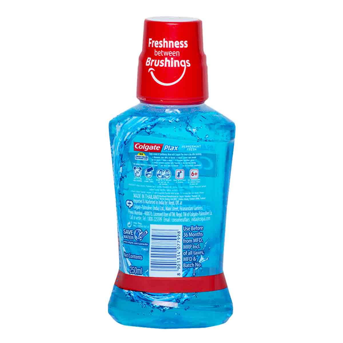 Colgate Plax Peppermint Fresh Mouthwash, 250 ml Price, Uses, Side
