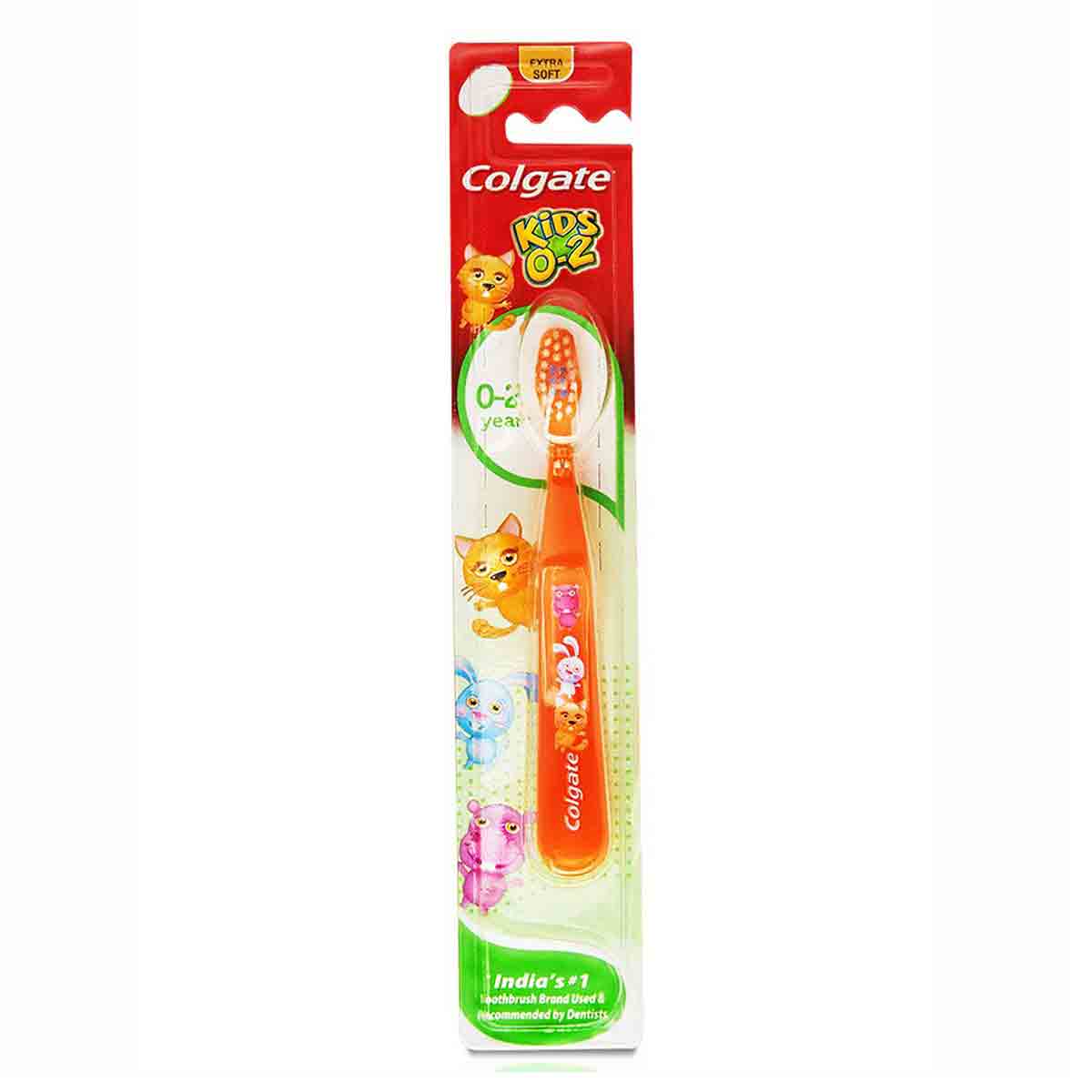 Colgate Kids Extra Soft Toothbrush 0 to 2 Years, 1 Count, Pack of 1 Colgate Kids Extra Soft Toothbrush 0 to 2 Years, 1 Count, Pack of 1