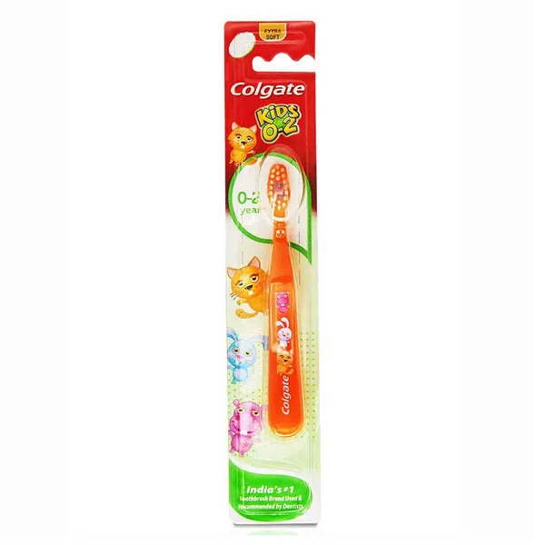 Colgate Kids Extra Soft Toothbrush 0 to 2 Years, 1 Count, Pack of 1