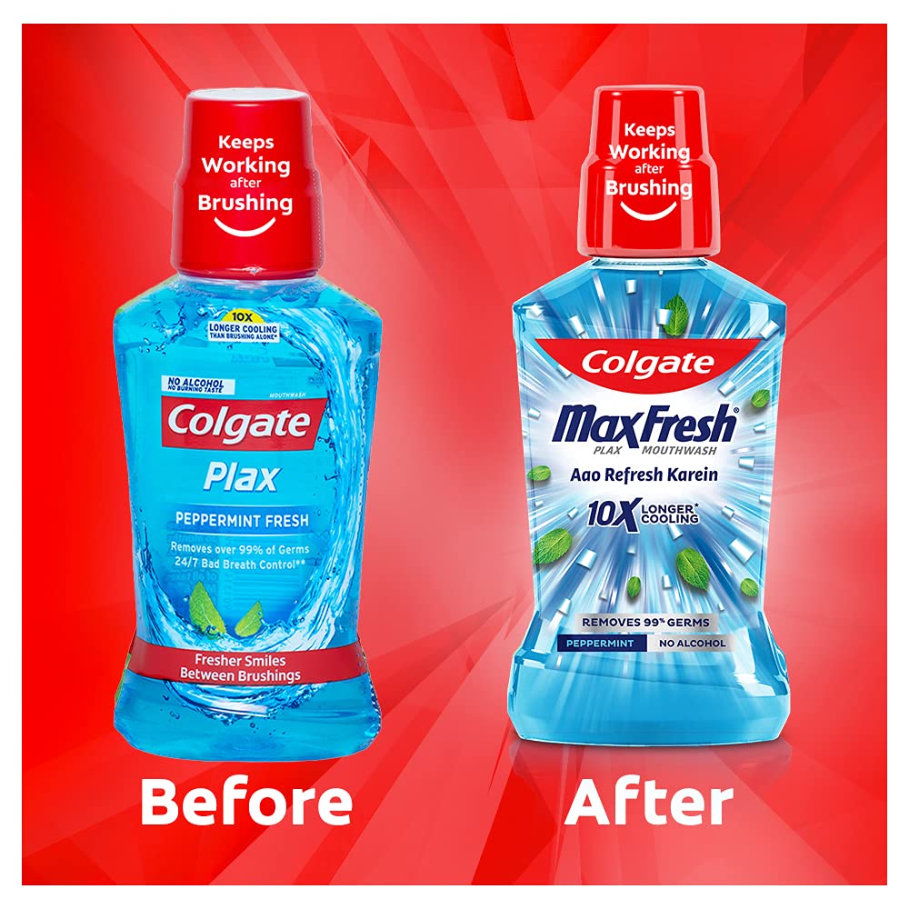 Colgate Plax Peppermint Fresh Mouthwash, 500 ml Price, Uses, Side