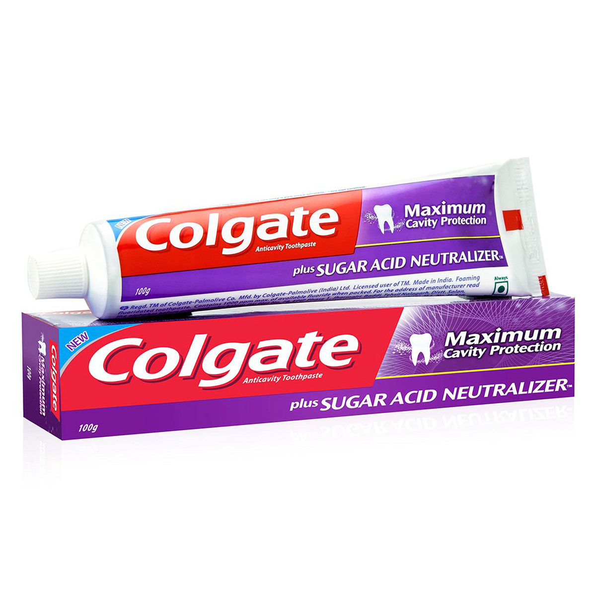 Colgate Maximum Cavity Protection Anticavity Toothpaste, 100 gm, Pack of 1 Colgate Maximum Cavity Protection Anticavity Toothpaste, 100 gm, Pack of 1