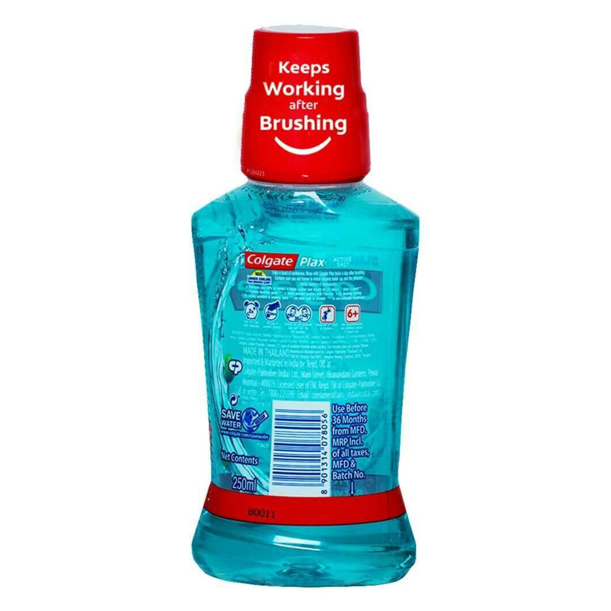 Colgate Plax Active Salt Mouthwash, 250 ml, Pack of 1 Colgate Plax Active Salt Mouthwash, 250 ml, Pack of 1
