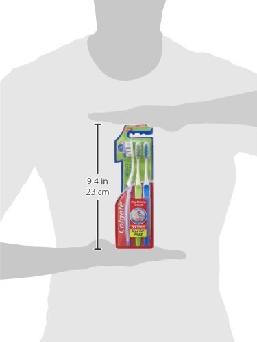 Colgate Slim Soft Tri-Tip Tooth Brush (2+1), Pack of 1 Colgate Slim Soft Tri-Tip Tooth Brush (2+1), Pack of 1