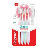 Colgate Gentle Sensitive Teeth Ultra Soft Toothbrush, 4 Count (Buy 4 @120), Pack of 1