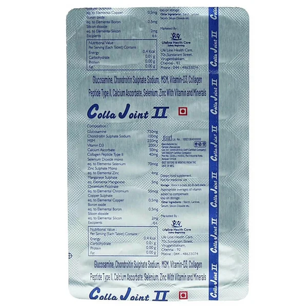 Colla Joint II Tablet 10's