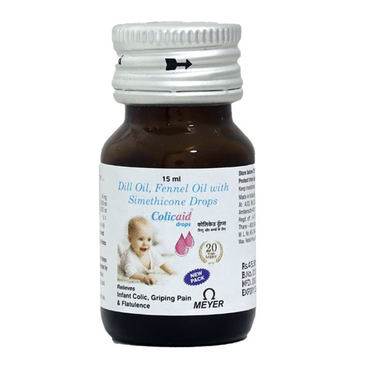 Colicaid Drops 15 ml, Pack of 1 Colicaid Drops 15 ml, Pack of 1