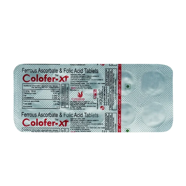 Colofer-Xt Tablet 10's, Pack of 10 TabletS