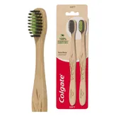 Colgate Bamboo Charcoal Soft Toothbrush, 2 Count, Pack of 1
