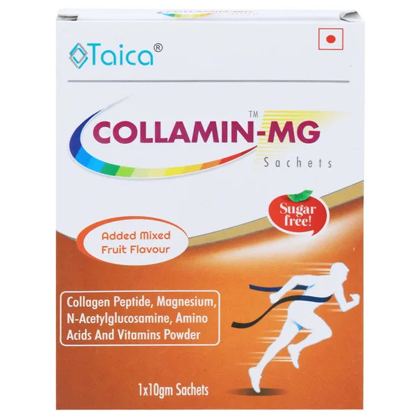 Collamin-MG Sugar Free Mixed Fruit Sachet 10 gm, Pack of 1