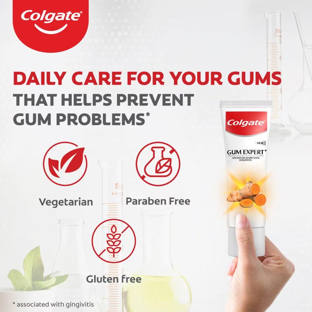 Colgate Gum Expert⁺ Advanced Ayurvedic Solution Toothpaste, 80 gm, Pack of 1 Colgate Gum Expert⁺ Advanced Ayurvedic Solution Toothpaste, 80 gm, Pack of 1