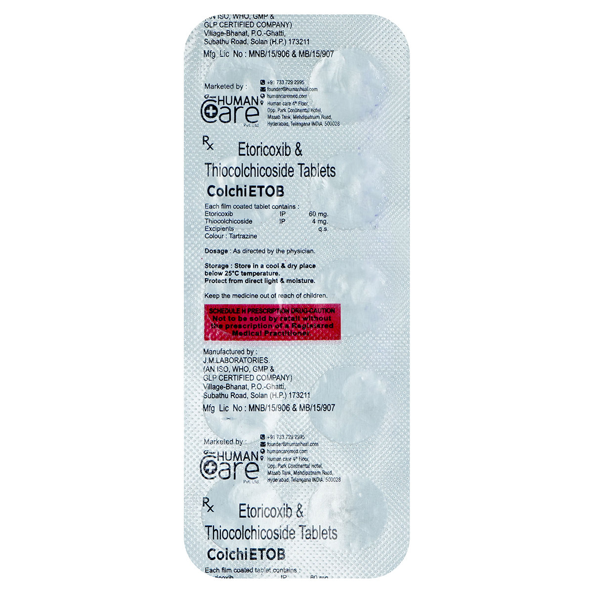 Colchietob Tablet 10's, Pack of 10 TABLETS Colchietob Tablet 10's, Pack of 10 TABLETS
