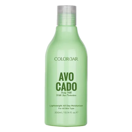 Colorbar Avocado Body Milk 300 ml | Enriched With Avocado Oil | Sun Protection | All Day Moisturization | Deep Hydration | Lightweight | For All Skin Type