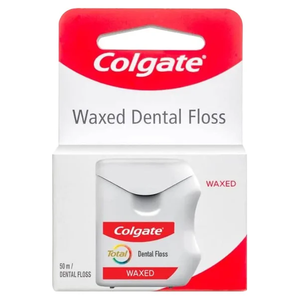 Colgate Waxed Dental Floss 50 m, Pack of 1