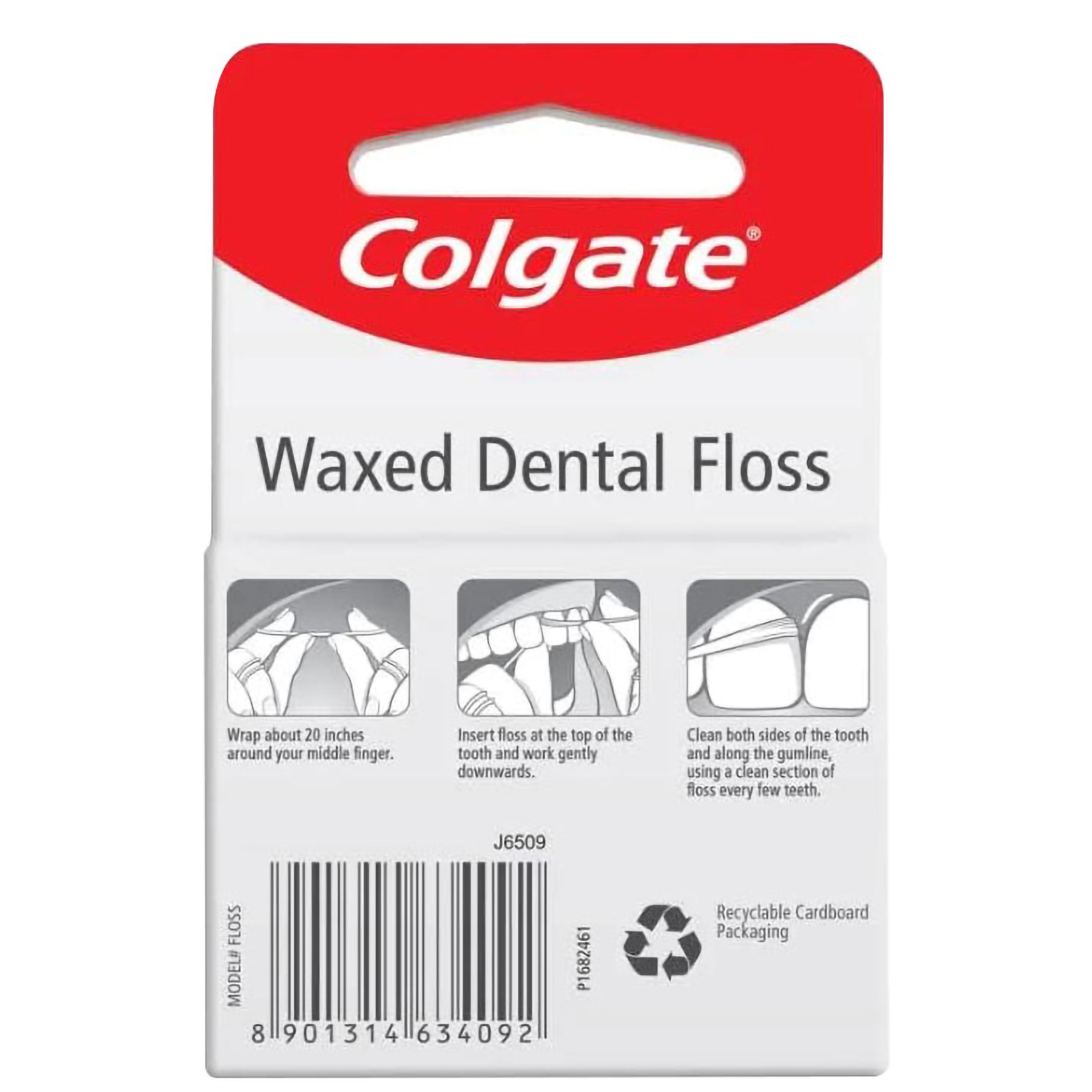 Colgate Waxed Dental Floss 50 m, Pack of 1 Colgate Waxed Dental Floss 50 m, Pack of 1