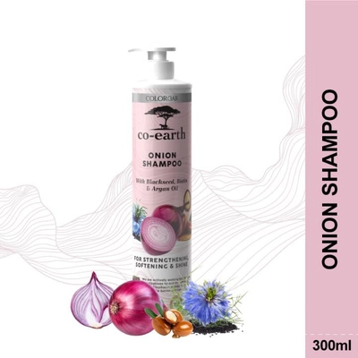 Colorbar Co-Earth Onion Shampoo, 300 ml, Pack of 1