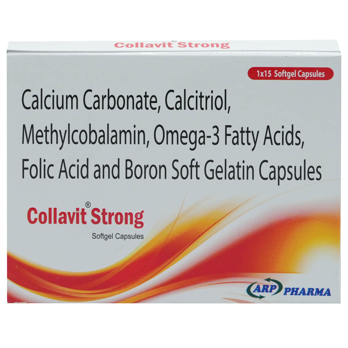 Collavit Strong Softgel Capsule 15's, Pack of 15 Collavit Strong Softgel Capsule 15's, Pack of 15