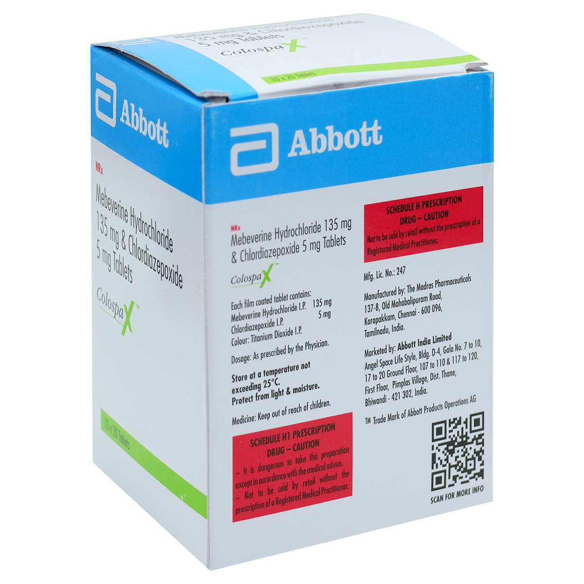 Colospa X Tablet 20's, Pack of 20 TABLETS Colospa X Tablet 20's, Pack of 20 TABLETS