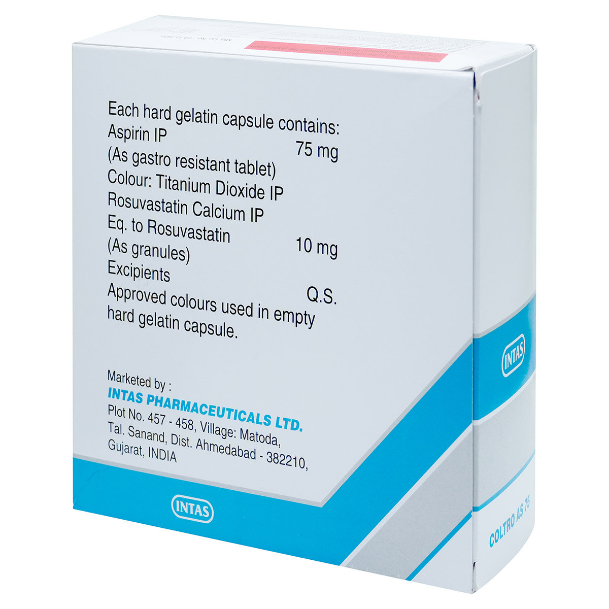 Coltro AS 75 Capsule 15's, Pack of 15 CAPSULES Coltro AS 75 Capsule 15's, Pack of 15 CAPSULES