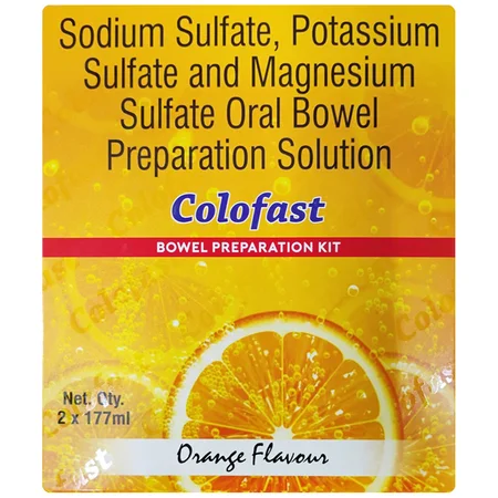 Colofast Orange Flavour Bowel Preparation Kit 2x177 ml
