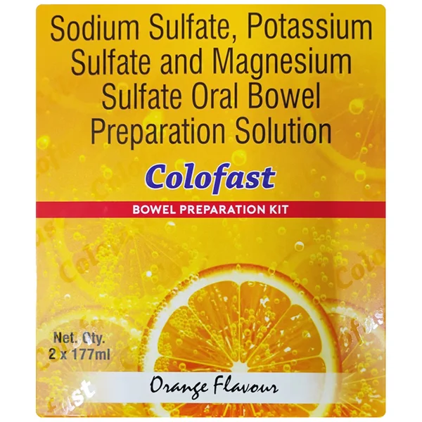 Colofast Orange Flavour Bowel Preparation Kit 2x177 ml