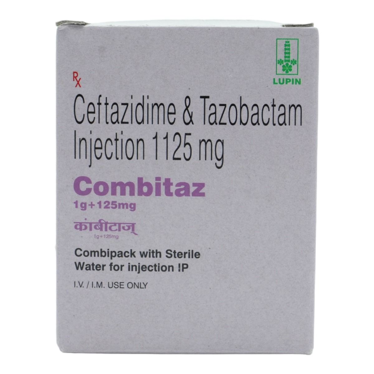 Buy COMBITAZ 1G+125MG INJECTION Online