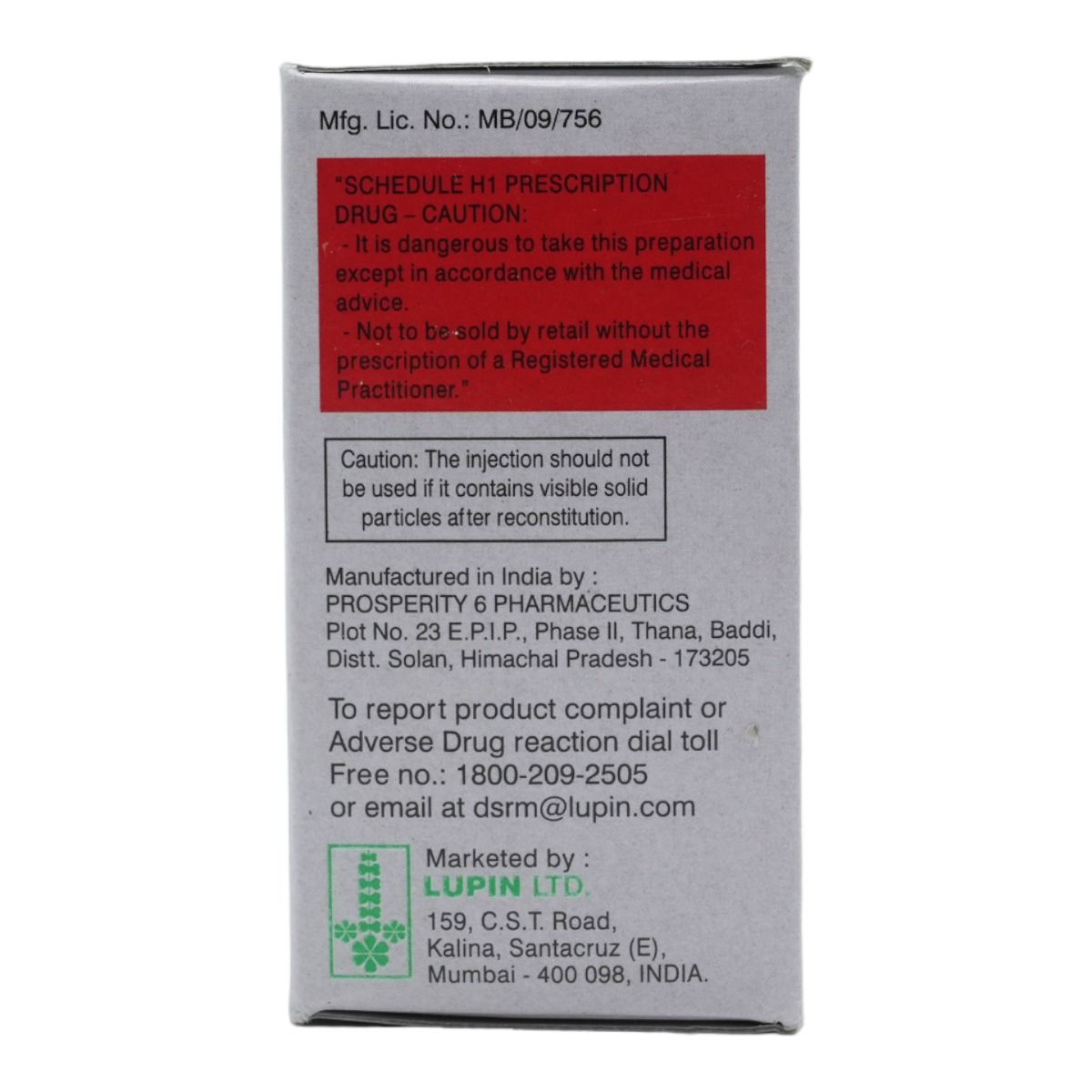 COMBITAZ 1G+125MG INJECTION Price, Uses, Side Effects, Composition ...