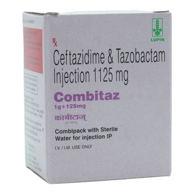 COMBITAZ 1G+125MG INJECTION, Pack of 1 INJECTION