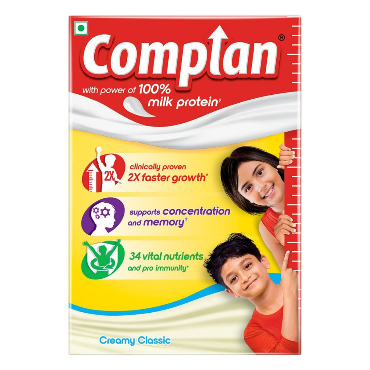 Buy Complan Creamy Classic Flavour Nutrition Drink Powder, 500 gm Refill Pack Online