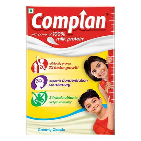 Complan Creamy Classic Flavour Nutrition Powder, 500 gm Refill Pack